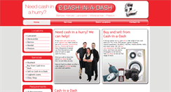Desktop Screenshot of cashinadash.co.uk